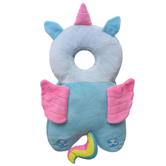 SnuggleBump® Baby Head Protection Backpack - Unicorn